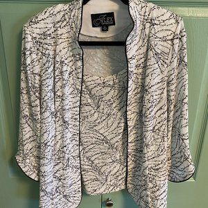 Alex Evenings Jacket and Top Set